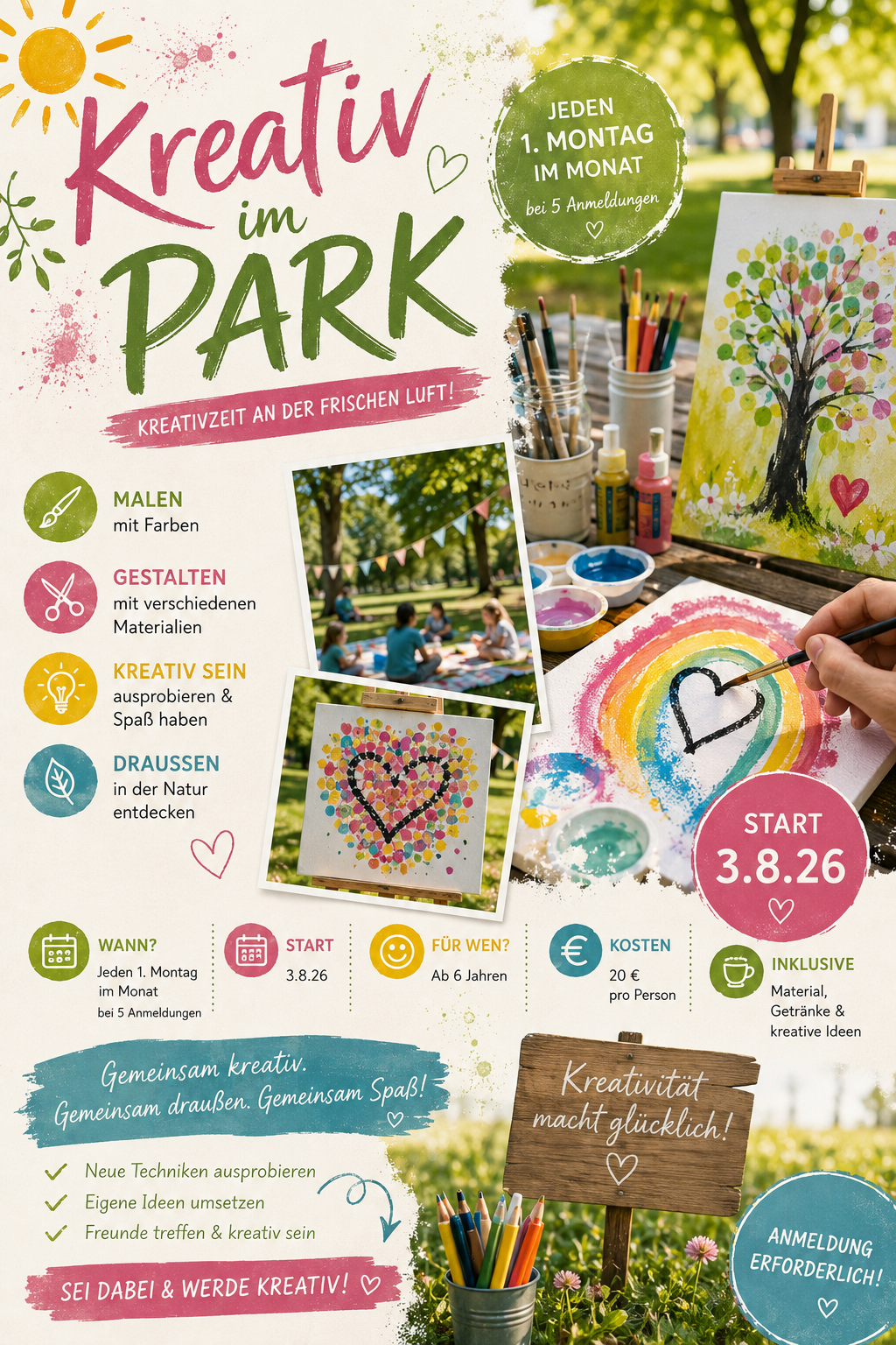 kreativ im park