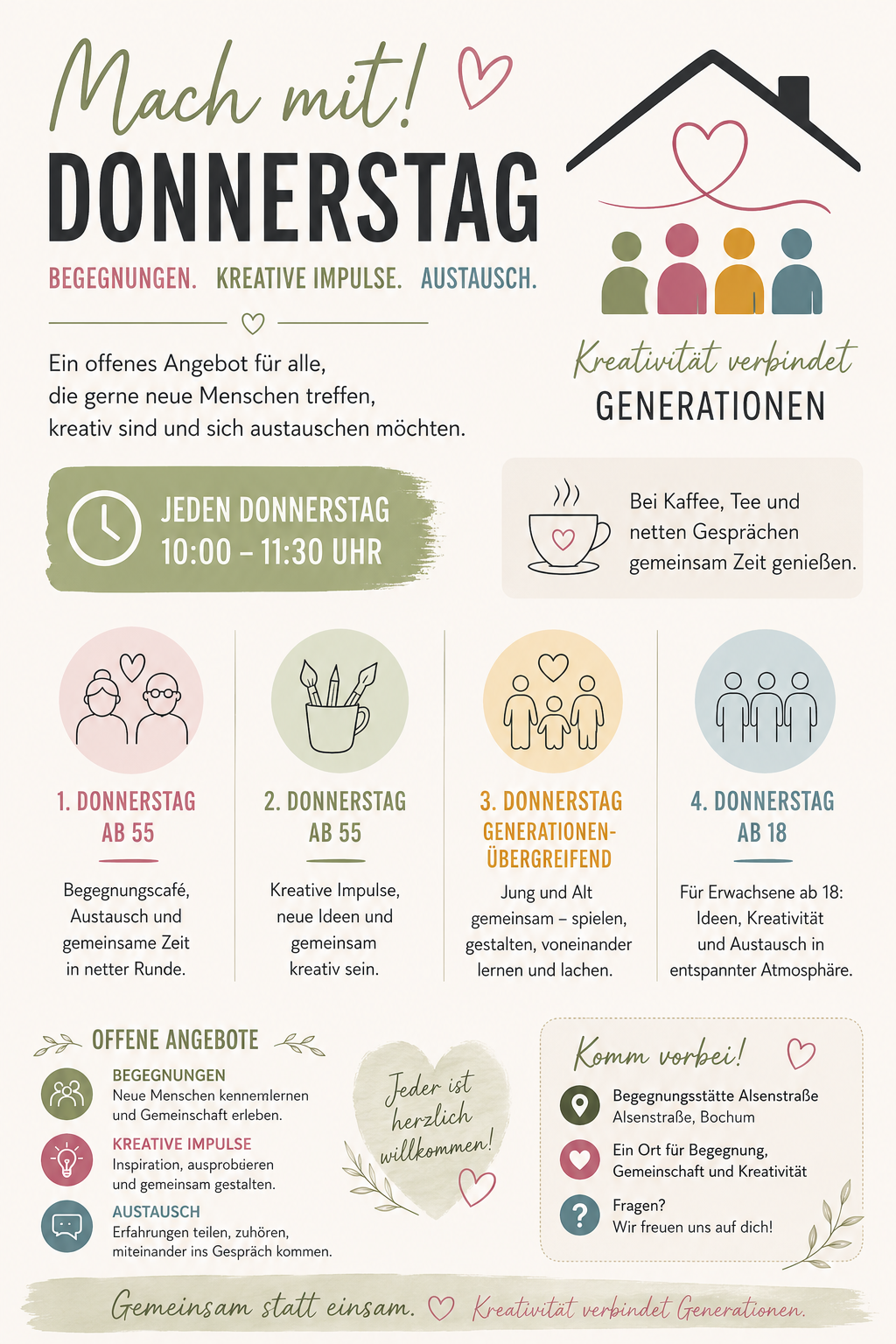kreativer Donnerstag